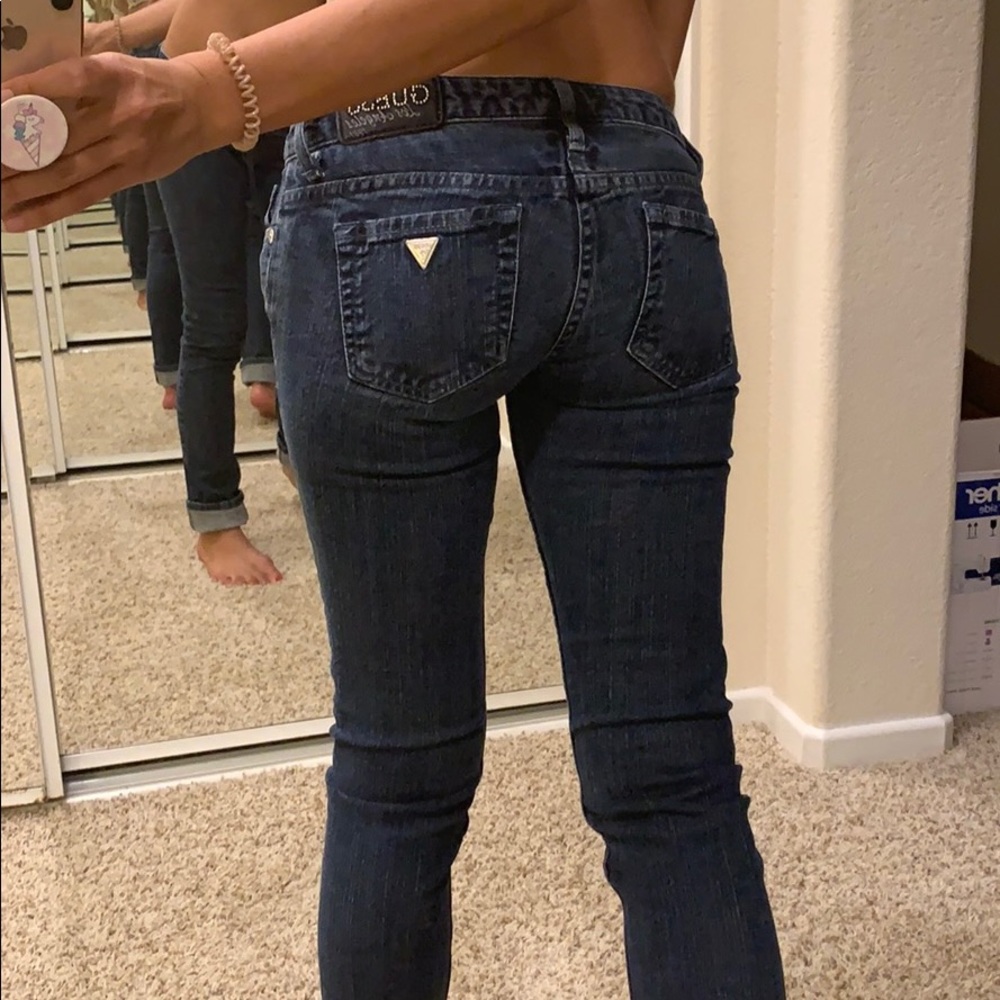 Size 23 Guess Jeans Skinny Leg Ultra Low Rise